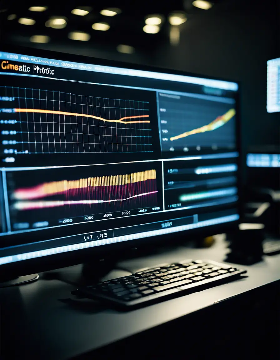 A computer screen displaying performance metrics before and after optimization.